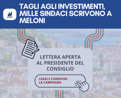 TAGLI AGLI INVESTIMENTI, MILLE SINDACI SCRIVONO A MELONI